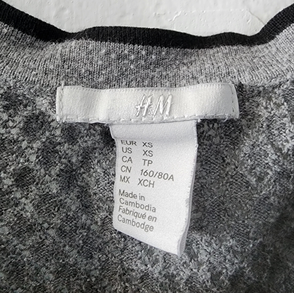 H&M grey knitted cardigan - Picture 3 of 3